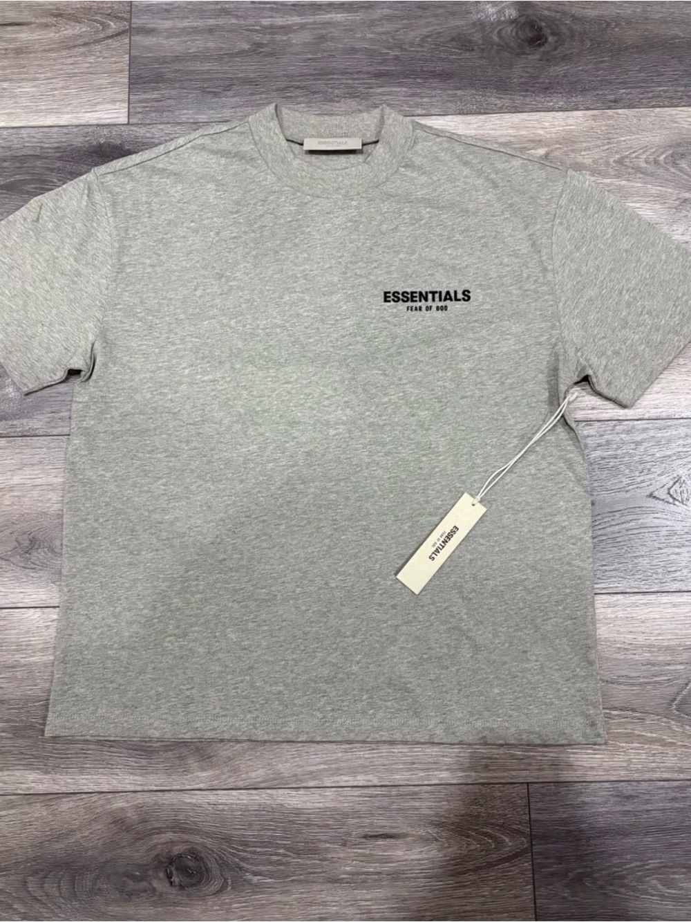 Essentials Crewneck T-Shirt in dark oatmeal